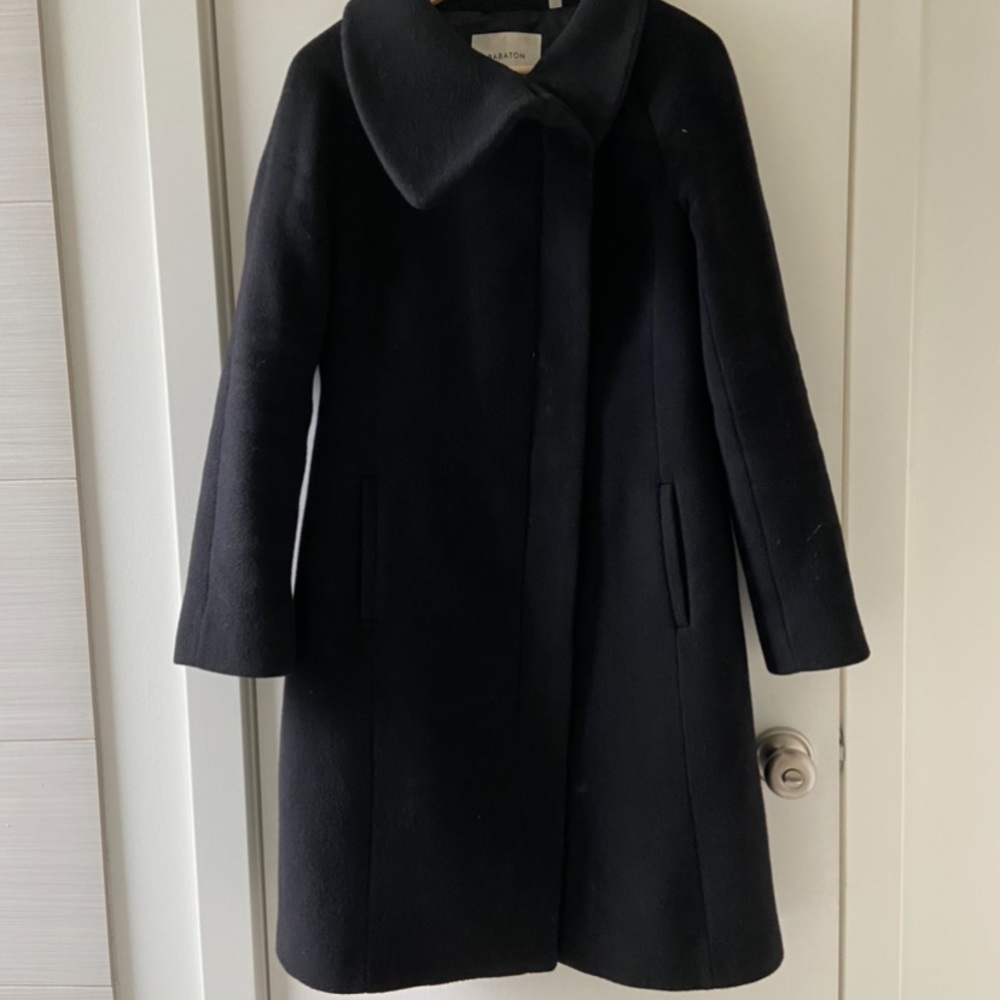 Babaton wool coat lightly used